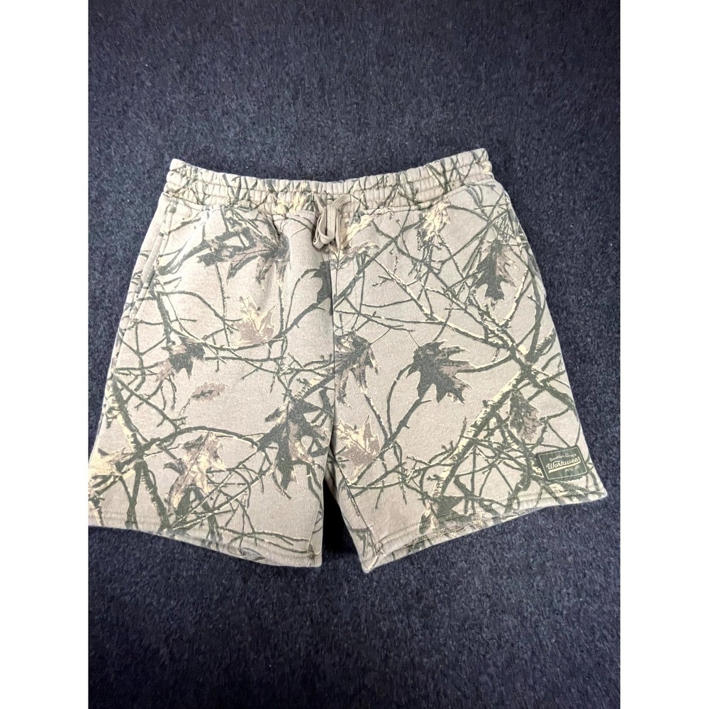 Brooklyn Cloth Utility Shorts Mens XL Multicolor Camo Fleece Lined Drawstring